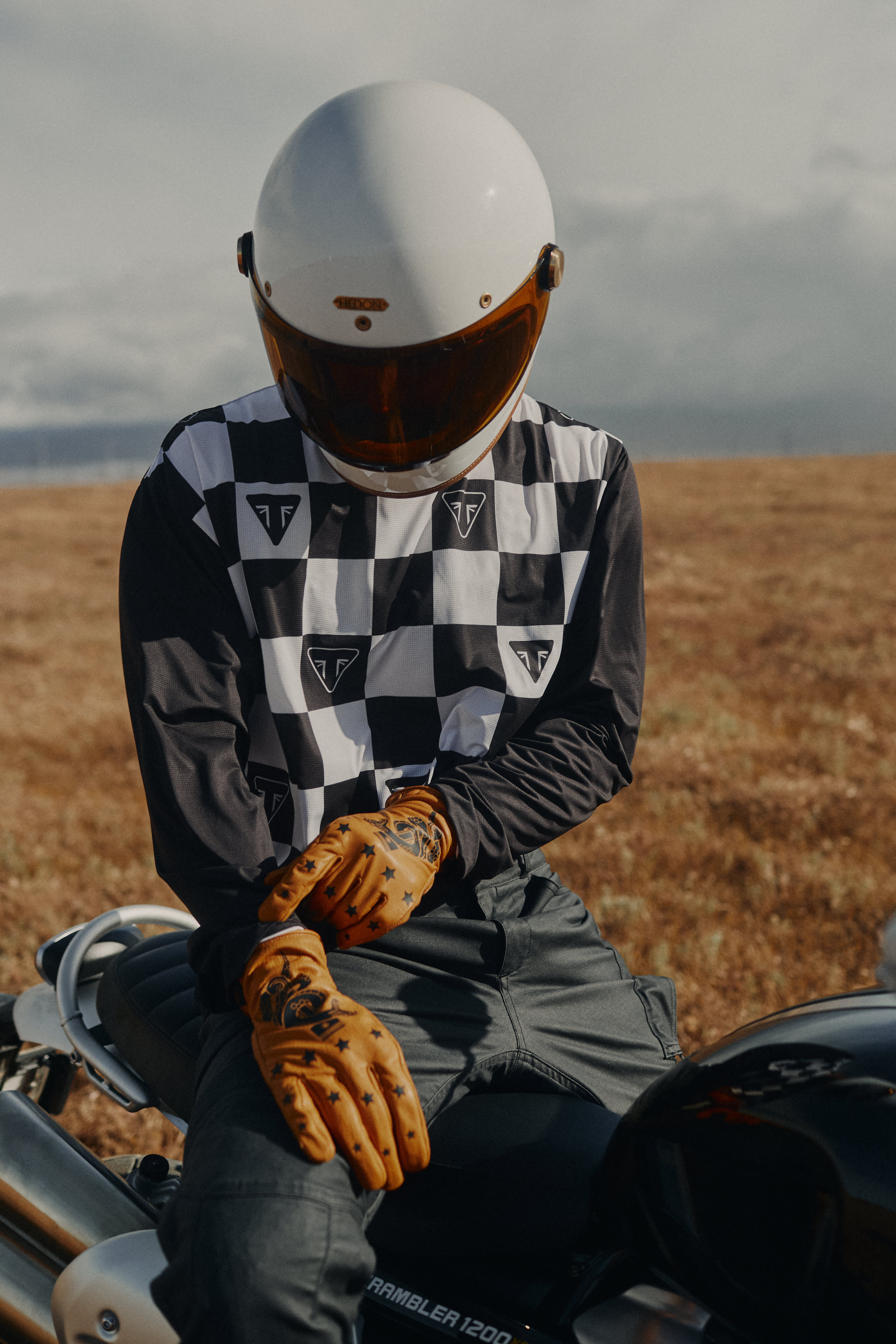 Spark Snake Graphic Leather Yellow Riding Gloves | Motorcycle Clothing